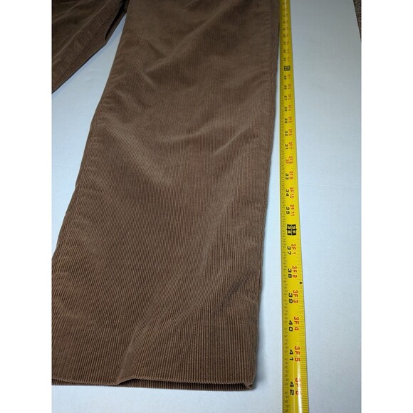 Vtg Polo Ralph Lauren Pants Mens 38x29 -Hemmed- Dark Brown Corduroy Trousers 90s - Picture 16 of 16
